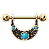 Piercing téton gold-ip vintage gem aurora (31)