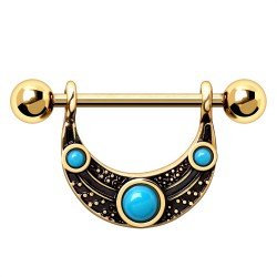 Piercing téton gold-ip vintage gem aurora (31)