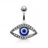 Piercing nombril oeil bleu (D119)