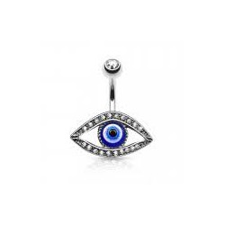Piercing nombril oeil bleu (D119)
