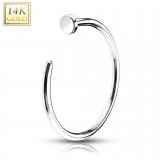 Anneau de nez 0.8mm 08 - Or-14k jaune ou blanc