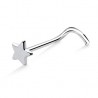 Piercing nez screw 0.5mm 01 - étoile simple