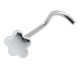 Piercing nez screw 0.5mm 06 - Fleur en relief