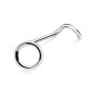 Piercing nez screw 0.5mm 23 - Rond creux