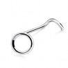Piercing nez screw 0.5mm 23 - Rond creux