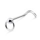 Piercing nez screw 0.5mm 25 - Boule esclave