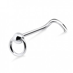 Piercing nez screw 0.5mm 25 - Boule esclave
