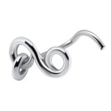 Piercing nez screw 0.5mm 26 - Infini avec esclave