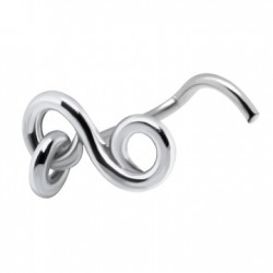 Piercing nez screw 0.5mm 26 - Infini avec esclave