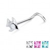 Piercing nez screw 0.5mm 41 - Poisson strass