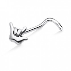 Piercing nez screw 0.5mm 86 - Signe de la main