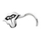 Piercing nez screw 0.5mm 85 - Bouche et langue