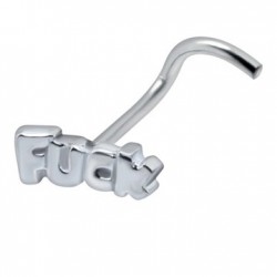 Piercing nez screw 0.5mm 60 - FUCK