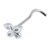 Piercing nez screw 0.5mm 62 - Papillon creux