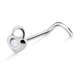 Piercing nez screw 0.5mm 65 - Coeur serrure