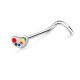 Piercing nez screw 0.5mm 76 - Coeur palette