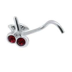 Piercing nez screw 0.5mm 71 - Cerise