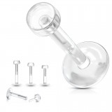 Piercing micro-labret PTFE 49 - Retainer discret B