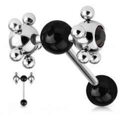 Piercing langue coquine 15 - Boules joueuses UFO