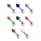 Piercing micro-labret acry 01 - UV unicolore boule