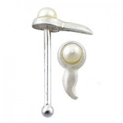Piercing stud de nez 0.5mm 47 - Perle spermato