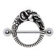 Piercing téton éléphant avec longue trompe (48)