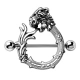 Piercing téton cercle dragon deluxe (74)