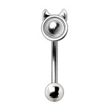 Piercing arcade 66 - Tête de diable perle