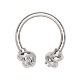 Piercing micro-circulaire 07 - Deux noeuds