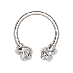 Piercing micro-circulaire 07 - Deux noeuds