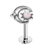 Piercing micro-labret 147 - Lune et soleil
