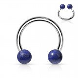 Piercing micro-circulaire 36 - Pierres semi-précieuses