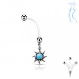 Piercing nombril grossesse 03 - Soleil tribal