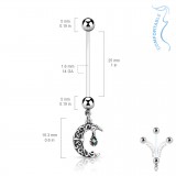 Piercing nombril grossesse 04 - Lune tribale