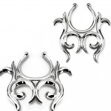 Faux-piercing pour téton 29 - Tribal