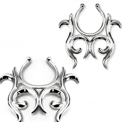 Faux-piercing pour téton 29 - Tribal