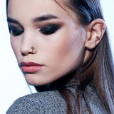 Anneau 0.8mm 26 - Soleil cristal noir