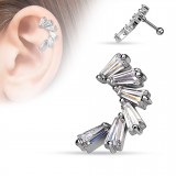 Cartilage hélix, tragus 403 - Six rectangles