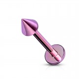 Piercing micro-labret 07 - PVD pointe