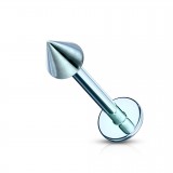 Piercing micro-labret 07 - PVD pointe