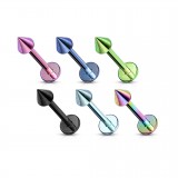 Piercing micro-labret 07 - PVD pointe