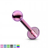 Piercing micro-labret 06 - PVD boule