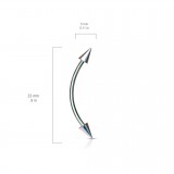 Piercing langue snake-eyes 04 - Pointes