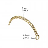Chainette pour relier deux piercings