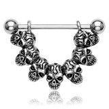 Piercing téton six crânes (76)