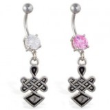 Piercing nombril tribal 07 - Motif celtique