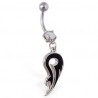 Piercing nombril tribal 13 - Imaginaire centre noir