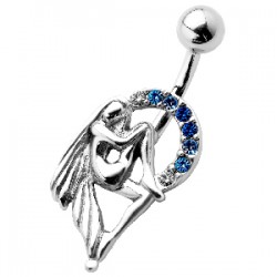 Piercing nombril fée 13 - Cercle multistrass