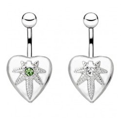 Piercing nombril cannabis 12 - Coeur fumeur