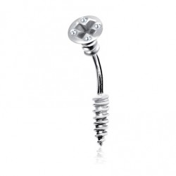 Piercing nombril grande vis (D05)